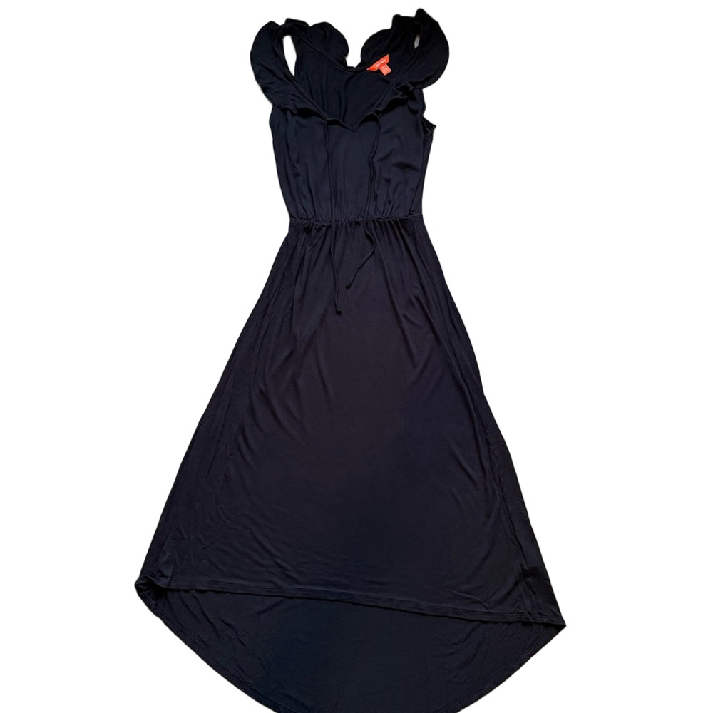 Joe Fresh Black Sweetheart High-Low Cocktail Summer Dress Women’s XS